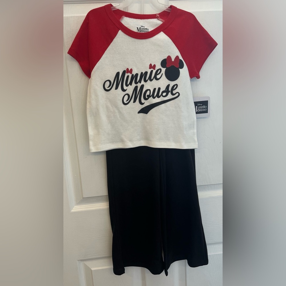Disney Girls Minnie Mouse Set, Size 6/6x New